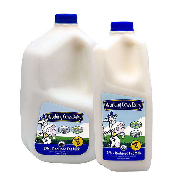 Working Cows Dairy Reduced Fat Grassfed Organic Milk