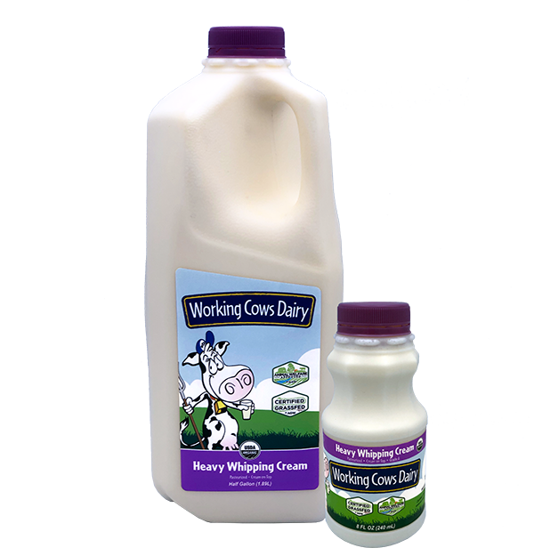 Working Cows Dairy Grassfed Organic Heavy Whipping Cream