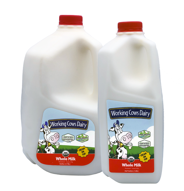 Working Cows Dairy Grassfed Organic Whole Milk
